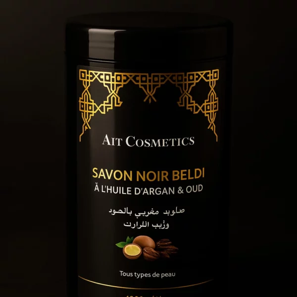 Savon noir beldi argan et oud