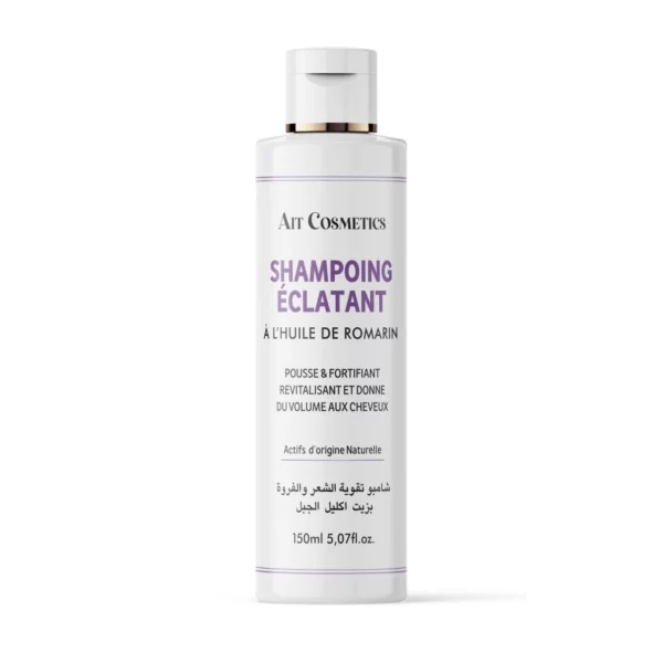 Shampoing éclatant à l’huile de romarin